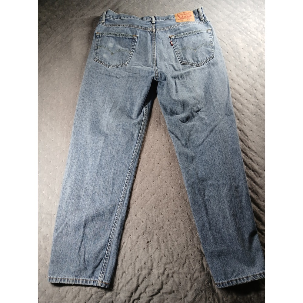 🔥 CLASSIC Levi's 550 Relaxed Fit Jeans Men's 36x32 Medium Wash Tapered Denim! - Picture 11 of 11